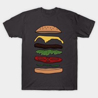Burger layers T-Shirt